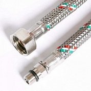 Подводка для смесителя из нержавеющей стали М10х1 НВ 1/2" UNI-FITT 60см