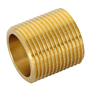Ниппель резьбовой (НР) 3/4" сплошной бронза VIEGA (322090)