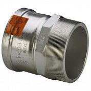 Муфта пресс-Н 64х2 1/2" нержавеющая сталь Sanpress Inox XL со стопорным кольцом VIEGA Диаметр - 64 мм.