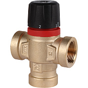 Термостатический смесительный клапан ROMMER 3/4" (ВР) 20-43°С KV 1,6 (боковое смешивание)