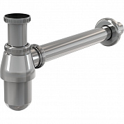 Сифон Alcaplast бутылочный 1"1/4 x 32 для раковины (латунь) хром
