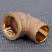 Угол 90° переходной пайка - ВР 22 x 3/4" VIEGA бронза Угол
