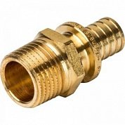 Муфта НР 16 x 1/2" аксиальная для труб PE-X STOUT