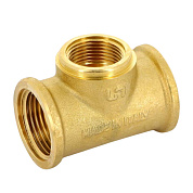 Тройник редукция (ВР) 1" x 3/4" x 1" латунь UNI-FITT