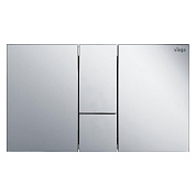 Кнопка смыва Prevista VIEGA Visign for Style24 пластик хром 220 х 130 х 6 мм 773267