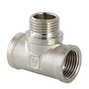 Тройник резьбовой ВН 3/4" переходной латунь-никель VALTEC (VTr.134.N.0005)