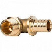 Угол переходной 25 x 3/4" НР аксиальный для труб PE-X STOUT