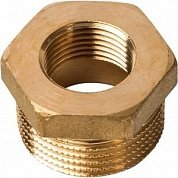 Футорка редукционная НВ 3/4" x 1/4" латунь STOUT