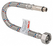 Подводка для смесителя М10х1 35 мм НВ 1/2" 100 см из нержавеющей стали VALTEC