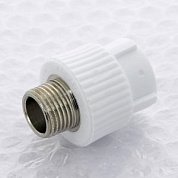 Муфта 20 х 1/2" (НР) PRO AQUA полипропиленовая PP-R