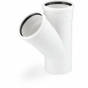 Тройник канализационный 45° RAUPIANO PLUS d=110 х 110 мм