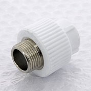 Муфта 20 х 3/4" (НР) PRO AQUA полипропиленовая PP-R