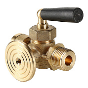 Кран для манометра трехходовой 1/2'' ВН с фланцем VALTEC