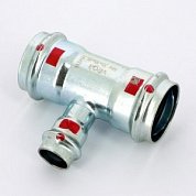 Тройник пресс 35x18x35 оцинкованная сталь Prestabo VIEGA Диаметр - 35 мм.