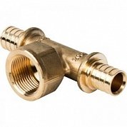 Тройник-переходник 20 x 3/4" ВР аксиальный для труб PE-X STOUT