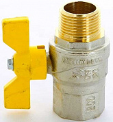 Кран шаровый FIV для газа 3/4" НВ FUTURGAS бабочка 