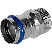 Переходник под пресс 35 х 1" 1/4 (НР), из нержавеющей стали STOUT (SSS-2021-035114)