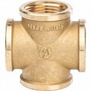 Крестовина резьбовая ВР 1" латунь STOUT
