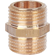 Ниппель резьбовой НР 3/8" x 3/8" латунь TIEMME