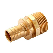 Муфта надвижная НР 16 х 1/2" REHAU RAUTITAN RX бронза