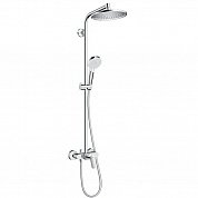 Душевая система со смесителем HansGrohe HG Crometta S 240 1jet Showerpipe, хром