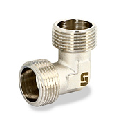 Угол резьбовой 1" НР, никель UNI-FITT OPTIMAL (613N4401)
