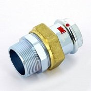 Американка пресс-Н 42x1"1/2 с плоской прокладкой оцинкованная сталь Prestabo VIEGA Диаметр - 42 мм.