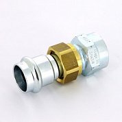 Американка пресс-В 22x3/4" с плоской прокладкой оцинкованная сталь Prestabo VIEGA Диаметр - 22 мм.