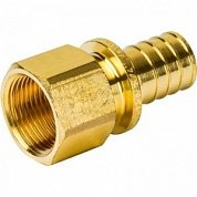 Муфта ВР 25 x 3/4" аксиальная для труб PE-X STOUT