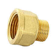 Переходник резьбовой 3/4" x 1/2"  ВН латунь UNI-FITT