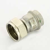Муфта-вставка пресс-В 18x3/4" нержавеющая сталь Sanpress Inox VIEGA Диаметр - 18 мм.