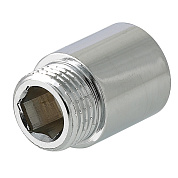 Удлинитель резьбовой ВН 1/2" x 15 мм латунь-хром VALTEC (VTr.198.C.0415)