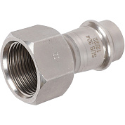 Переходник прессовой 18 x 3/4" (ВР) из нержавеющей стали ROMMER
