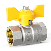 Кран шаровый ВВ 3/4" газовый LD Pride, полный проход, бабочка