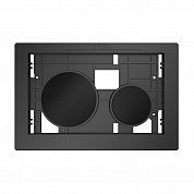 Клавиши панели смыва TECEloop modular черные матовые для инсталляции унитаза 136 x 208 x 5 мм 9240619