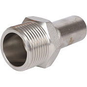 Вставка переходная под пресс 22 x 1" (НР) из нержавеющей стали ROMMER