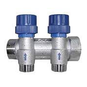 Терморегулирующий коллектор FAR 1", 2 отв.3/4" EUROKONUS