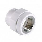 Муфта 32 х 1" (ВР) полипропилен PP-R VALTEC белая