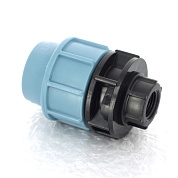 Муфта обжимная ВР 32 x 1/2" для водопроводных ПНД труб UNIDELTA