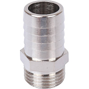 Штуцер НР 1/2" х 20 мм никель STOUT