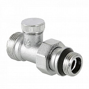 Клапан ВН настроечный прямой VALTEC 1/2"х3/4"ЕК с самоуплотняющимся полусгоном