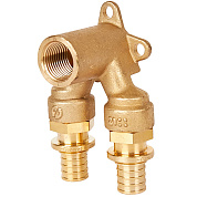 Угольник проточный настенный 16 x 1/2" STOUT для труб PE-X (340034H160416B)