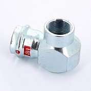Угол пресс-В 28x3/4" оцинкованная сталь Prestabo VIEGA Диаметр - 28 мм.