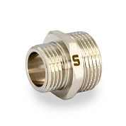 Ниппель редукционный 1" 1/2 х 1" 1/4 (НР) никель UNI-FITT OPTIMAL (600N6501)
