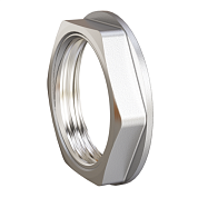 Контргайка никелированная с бортиком 1/2" ВР LD Pride