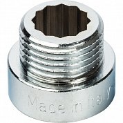 Удлинитель резьбовой ВН 1/2" x 10 мм хром STOUT