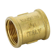 Муфта резьбовая 1/2" x 1/2" (ВР) латунь UNI-FITT