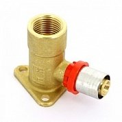 Водорозетка 16 x 1/2" пресс-В для МП труб TIEMME h=53 мм