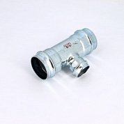 Тройник пресс оцинкованная сталь 54х35х54 IBP