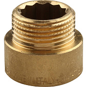 Удлинитель резьбовой 3/4" x 10 мм НР-ВР латунь TIEMME